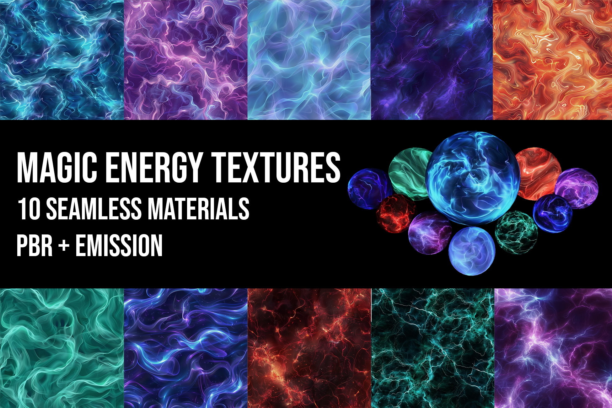 Magic Energy Textures Free Pack preview