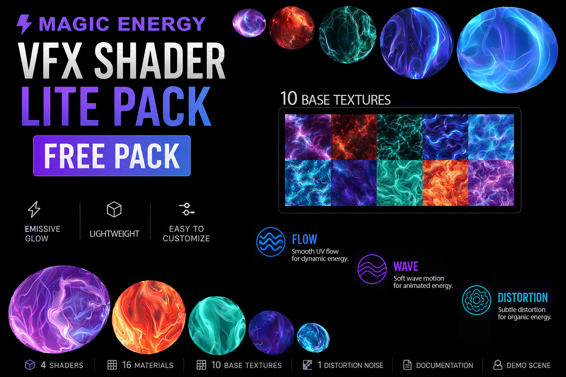 Magic Energy VFX Shader Lite Pack preview